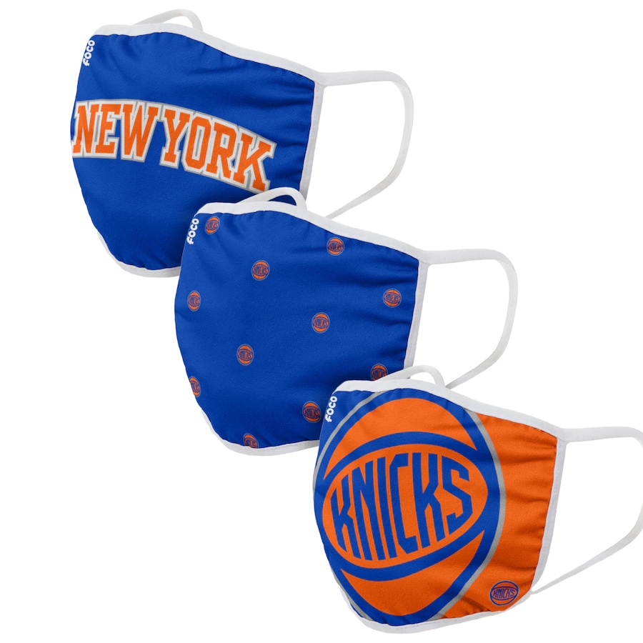 Adult New York Knicks 3Pack Dust mask with filter